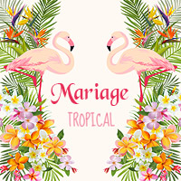 Mariage thème mariage-tropical