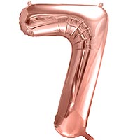 Ballon Aluminium Mylar 7 Géant Rose Gold