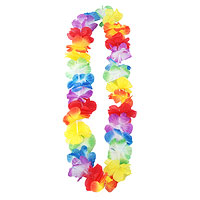 Collier de Fleurs Hawaien Multicolore x1