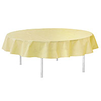 Nappe Ronde Ivoire Papier Tissu Jetable