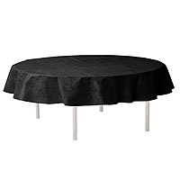 Nappe Ronde Papier Noire Discount