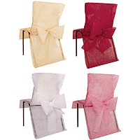10 Housses de Chaise jetables colorées pas cher pour Mariage