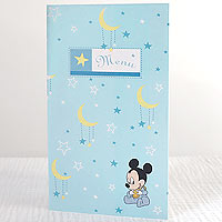 Cartes Menu Centre Table Baby Mickey x5