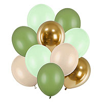 Mix Ballons Sauge Green Gold Beige Nude
