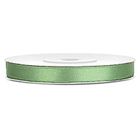 Ruban Satin Vert Eucalyptus 6mm x 25m