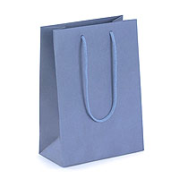 Sac Cadeau Invités Papier Bleu Orage 19 x 27 cm