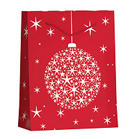 Le Grand Sac Cadeau Noel Boule Rouge