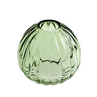 Petit Vase Boule Vintage Rétro Vert Sauge