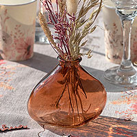 Petit Vase Forme Goutte Terracotta Mariage