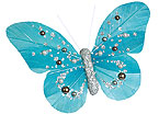Papillons Décoration Pince Perles Paillettes