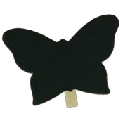 Pinces Ardoise en Forme de Papillon x6 Noir