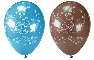 Ballons Vive les Mariés