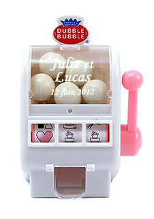 Mini Machine à Chewing-Gum Jackpot Cadeau Invité