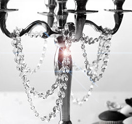 Guirlande Cristal Décoration chandelier