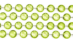 Guirlande Cristal Diamant vert anis
