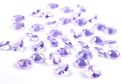 100 Petits Diamants Transparents Décoration Table Mariage Parme