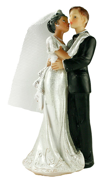 Figurine Mariage Femme Couleur Homme Blanc