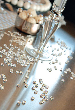 Perles de Pluie Transparentes Décoration Mariage Transparent
