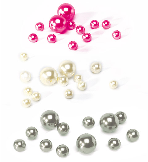 Grosses perles de décoration