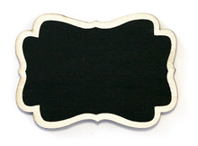 Mini Ardoise Style Vintage Marque Nom Noir