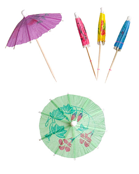 Mini Ombrelles Parapluie Pic Cocktail Pas Cher