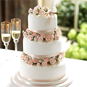 Piece Montee Wedding Cake