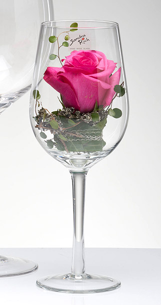 Verre à Vin Géant Vase Photophore Decoration Florale