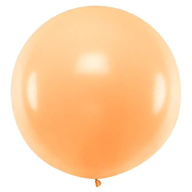 Ballon Géant Explosif Mariage Peche Saumon Corail avec Confettis