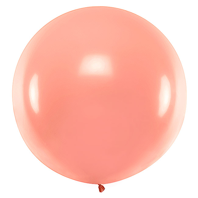 Ballon Géant 1 metre Diamètre Rose Doré
