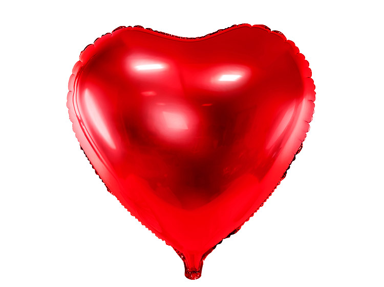 Ballon Coeur rouge à personnaliser + Rose Savon