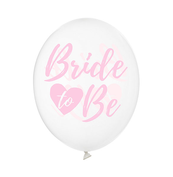Ballons Bride To Be Translucide et Rose