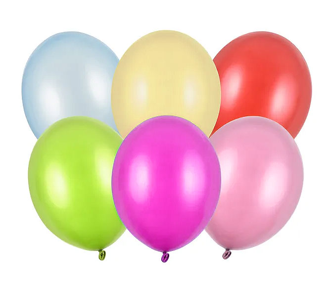 100 Ballons Multicolores Ballons de Baudruche Multicolores Perlé