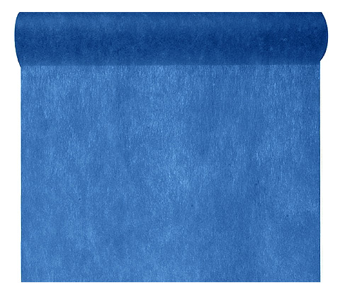 Chemin Table Intissé Bleu Marine Pas Cher