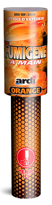 Fumigène Main Orange Mariage Coachella Terracotta