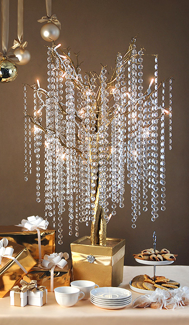 Decoration Centre Table Buffet avec Guirlande Perle Transparent