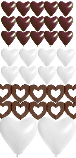 Coffret Ballon Décoration Mariage Chocolat