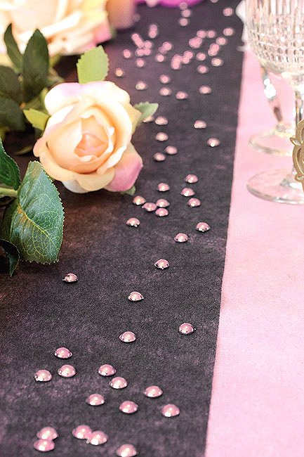 Décoration Table Confetti Perle Diamant Rose Or Métal