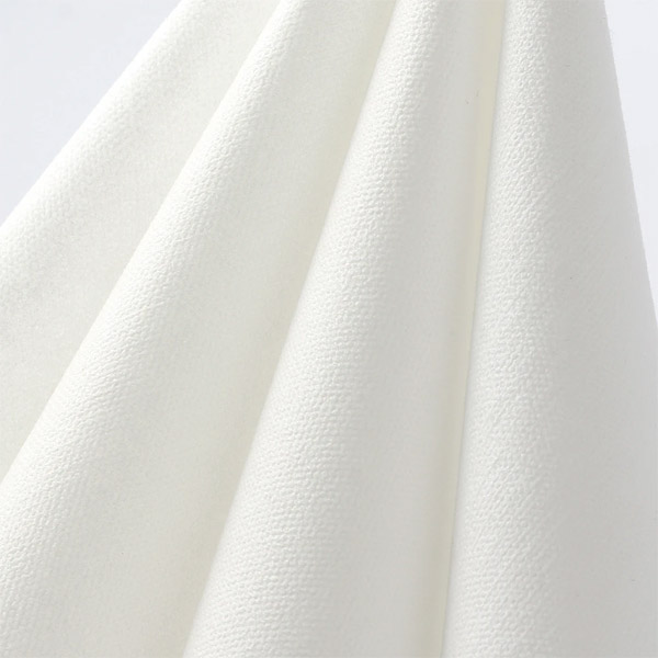 Serviettes Airlaid Toucher Tissu Blanc