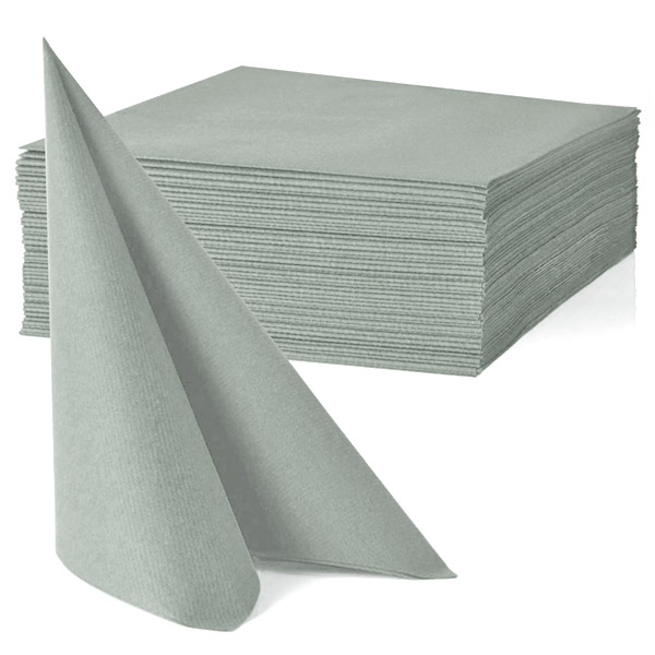 Serviettes papier de qualité gris