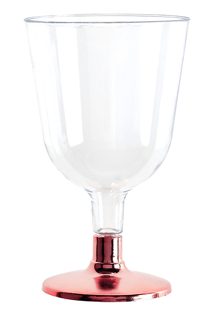 Verre cocktail plastique Fuchsia Transparent, vaisselle jetable pas cher